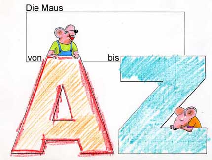 Kinderbuch Vorseite Maus A bis Z